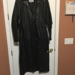 Wilson’s full length leather trench m julian